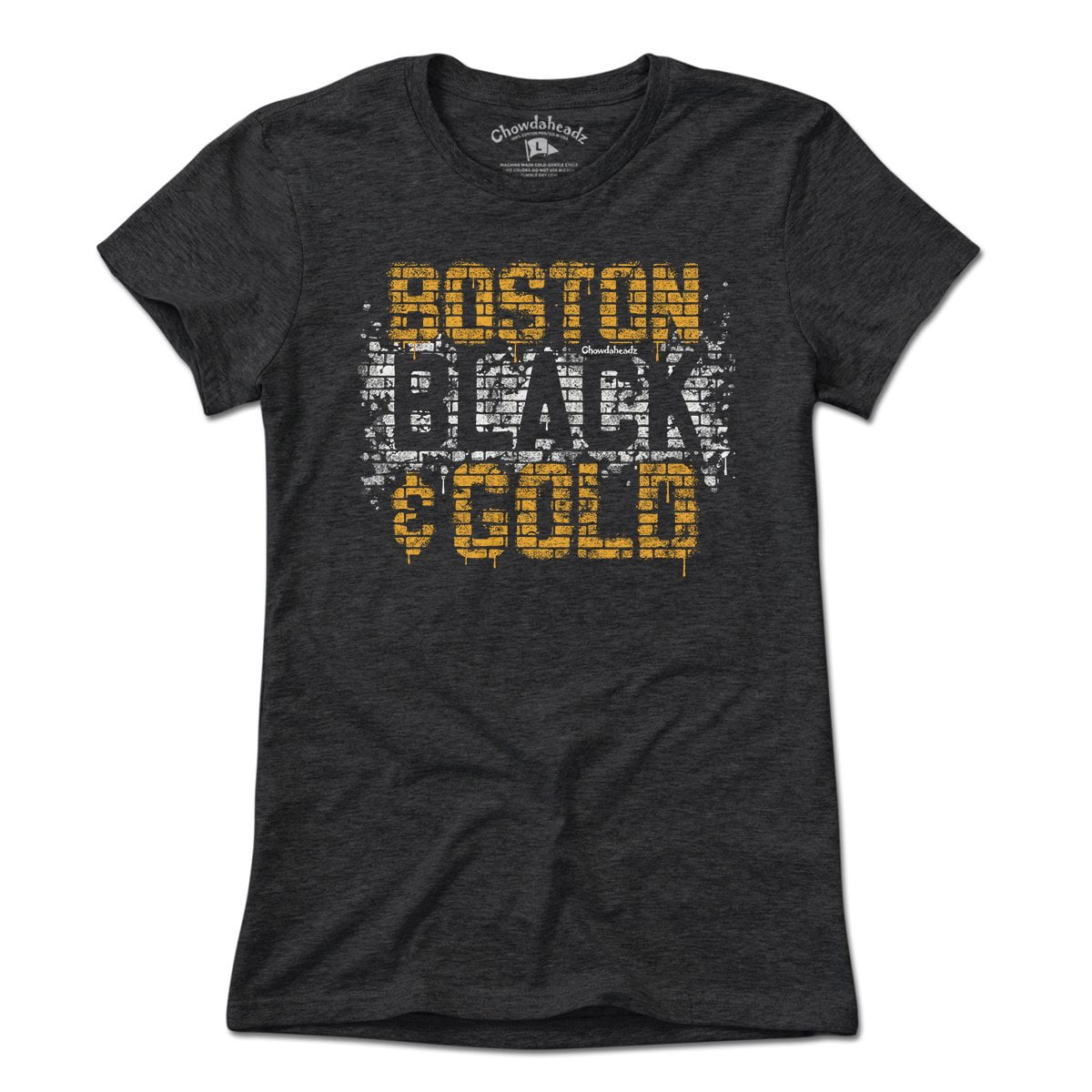 Boston Black & Gold Graffiti T-Shirt product image 4