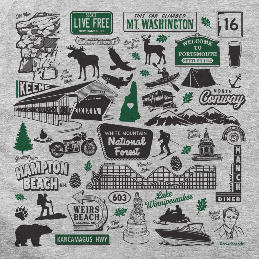New Hampshire Tourist Attraction Hoodie product image 2