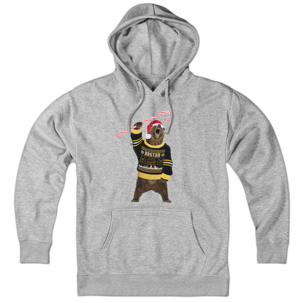 Boston Holiday Sweater Bear Hoodie product image 1