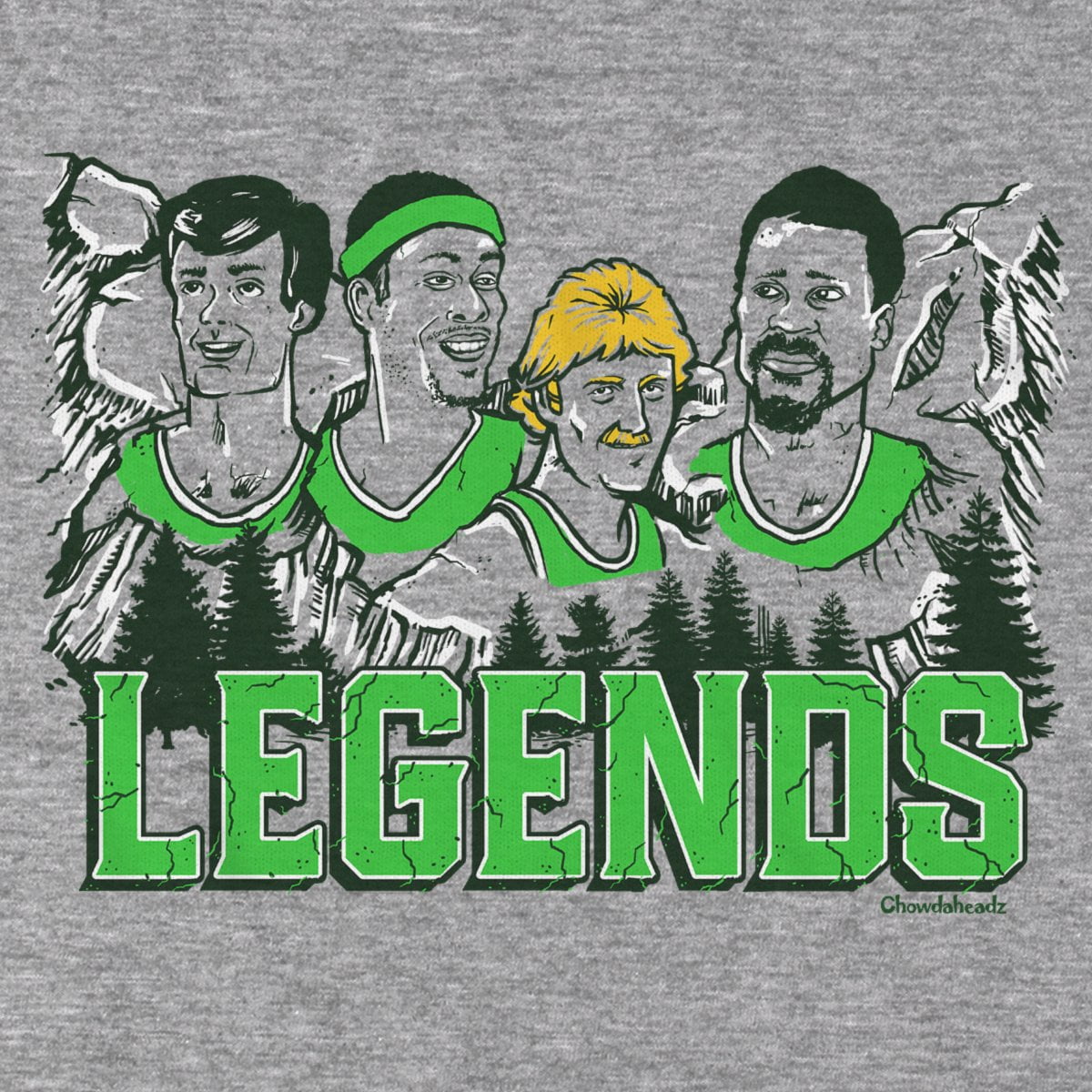 Boston Basketball Legends T-Shirt product image 2