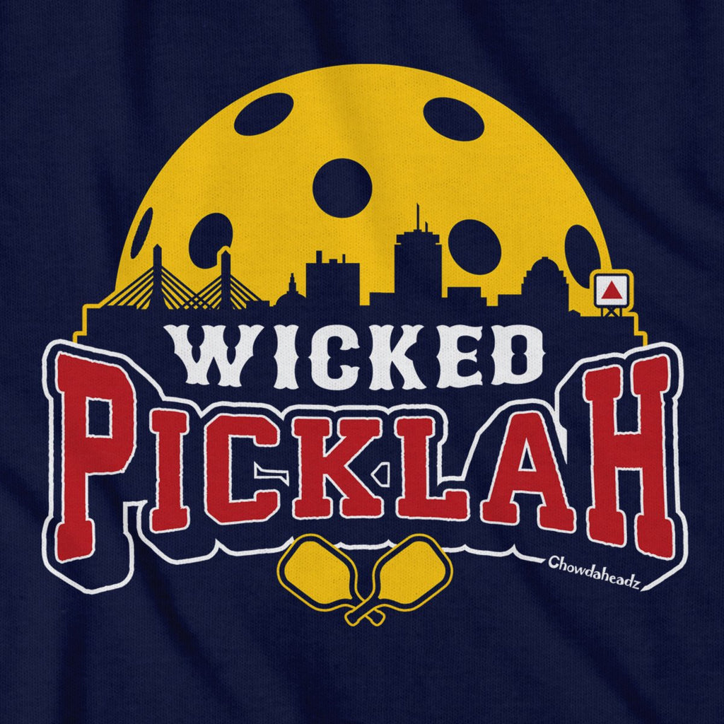 Wicked Picklah Boston Pickleball T-Shirt product image 2