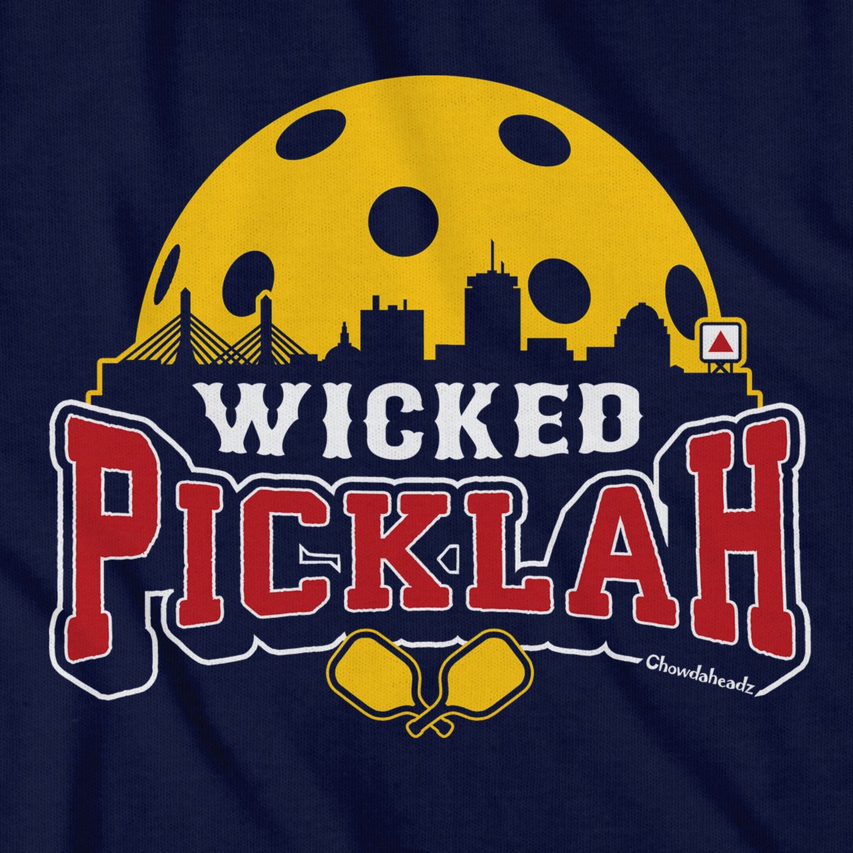 Wicked Picklah Boston Pickleball T-Shirt product image 2