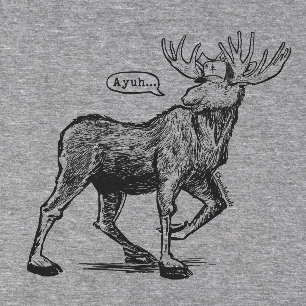 Ayuh...Maine Moose T-Shirt product image 2