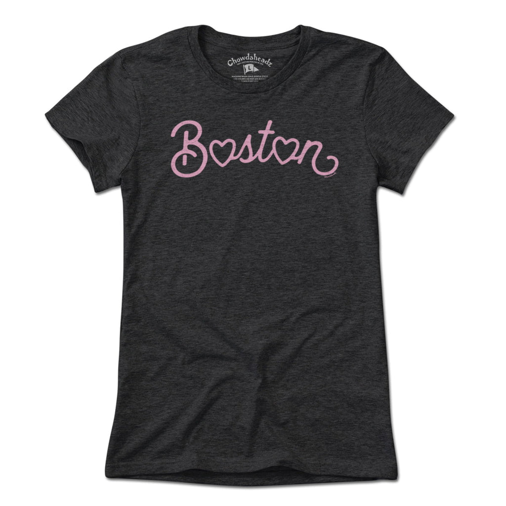 Boston Heart Script T-Shirt product image 1