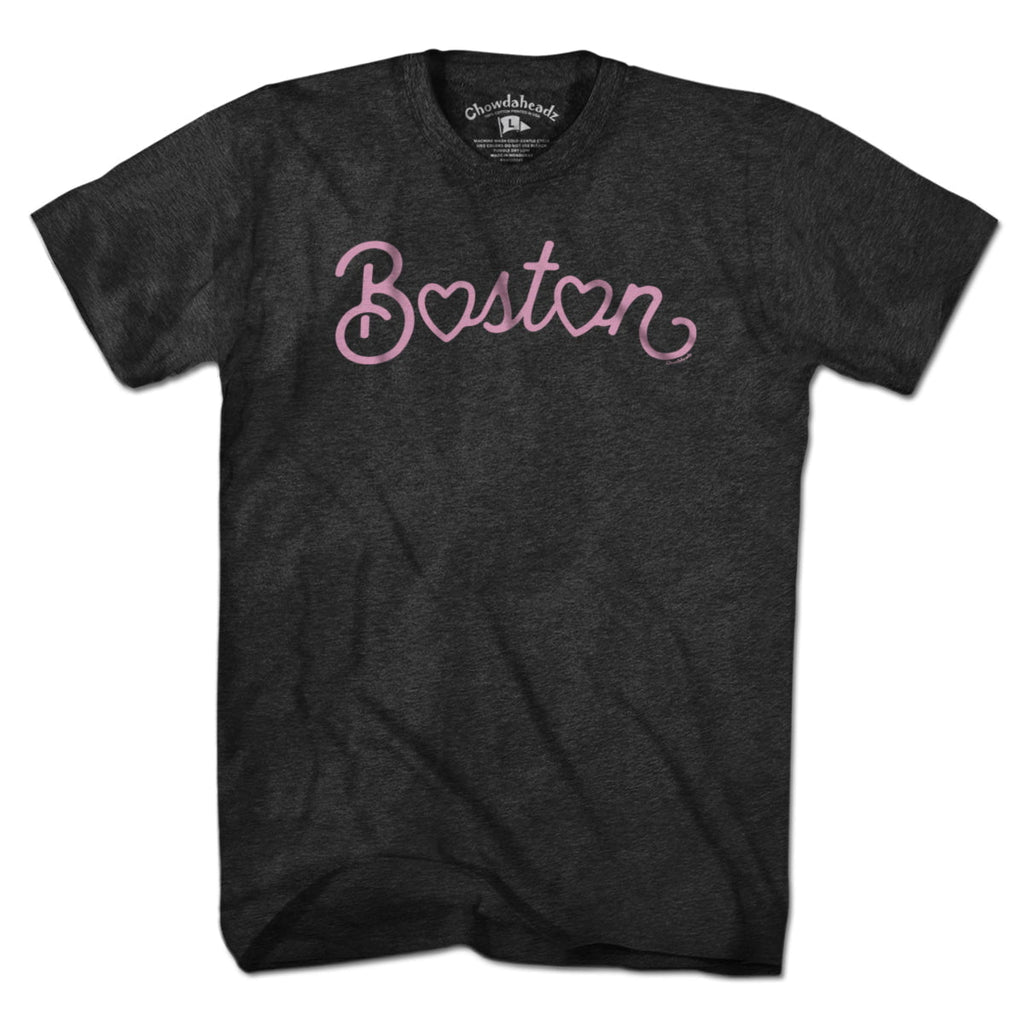 Boston Heart Script T-Shirt product image 3