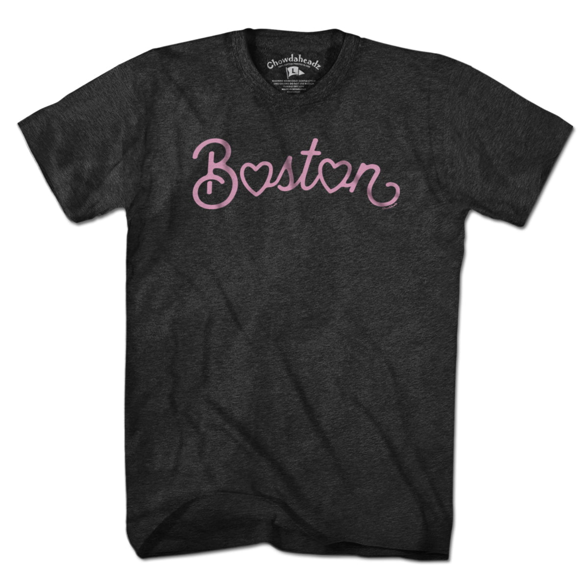 Boston Heart Script T-Shirt product image 3