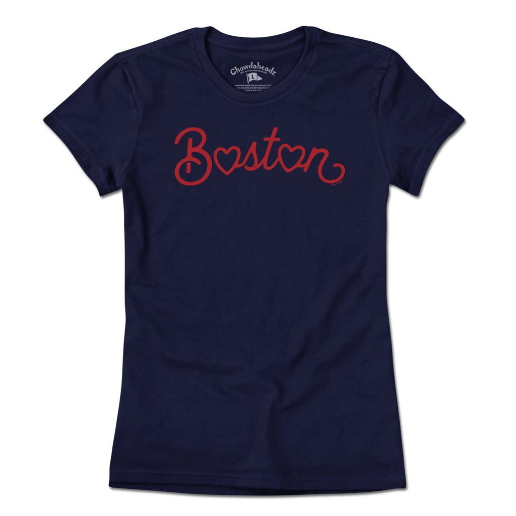 Boston Heart Script T-Shirt product image 8