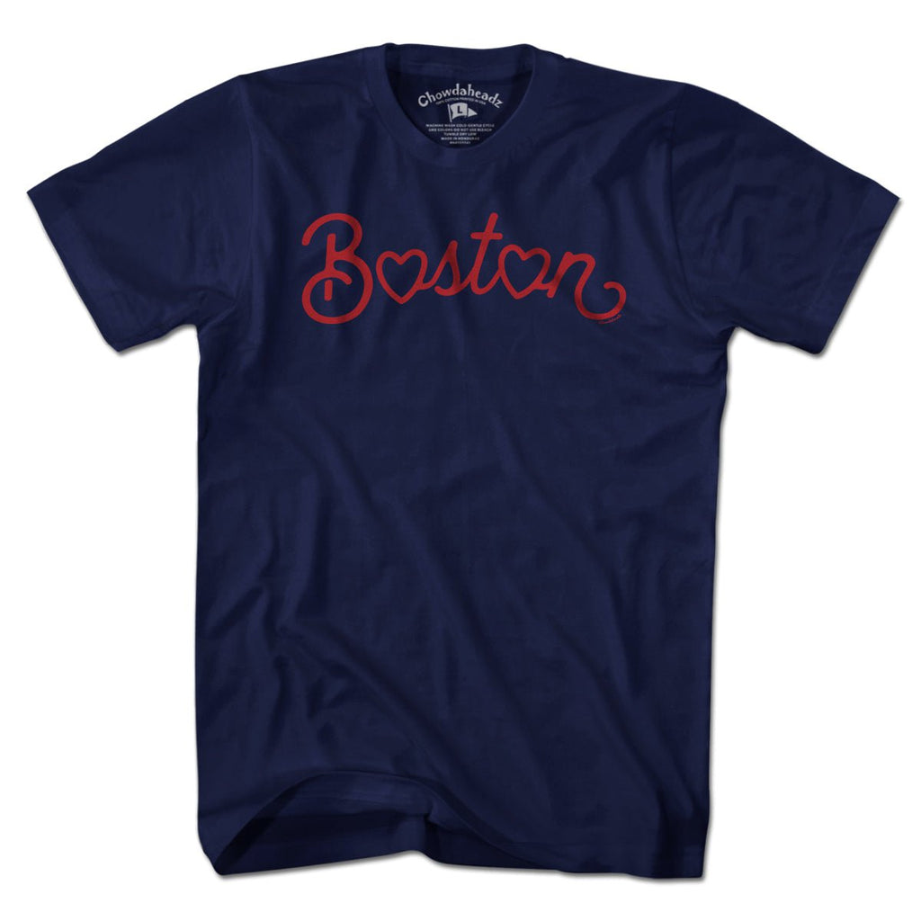 Boston Heart Script T-Shirt product image 10