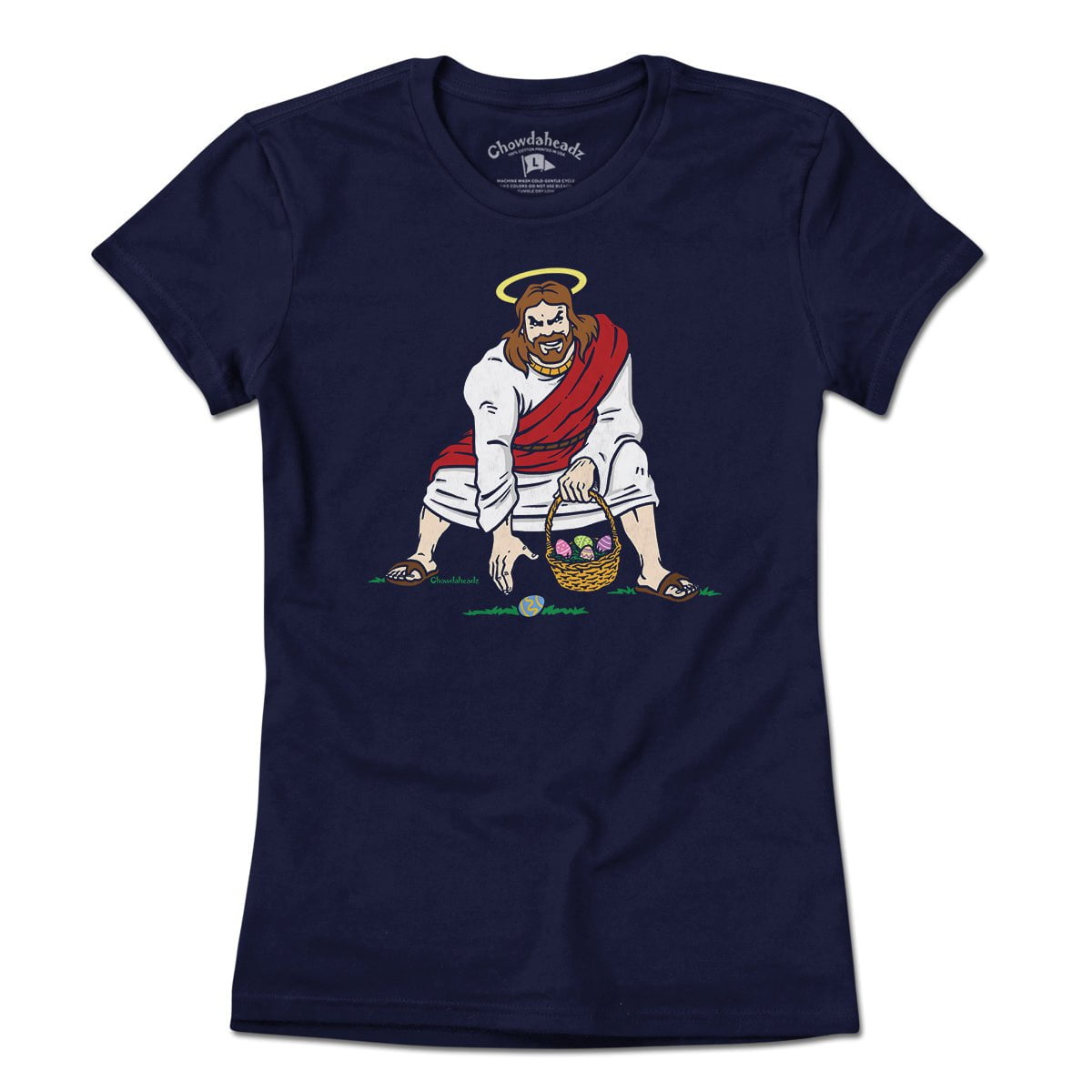 Three Point Stance Easter Jesus T-Shirt product image 4