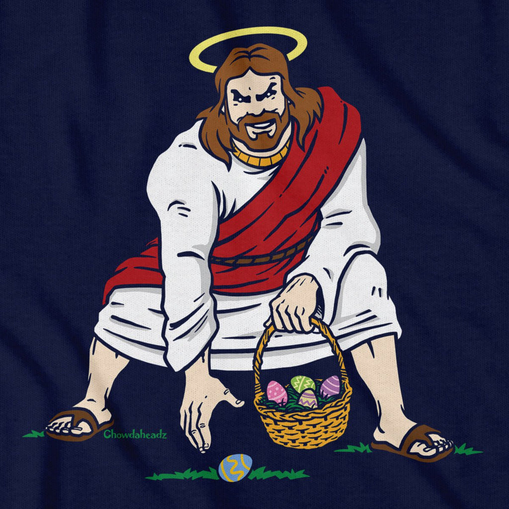 Three Point Stance Easter Jesus T-Shirt product image 2