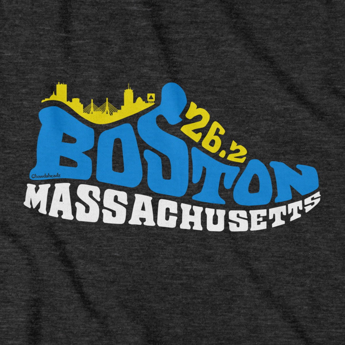 Boston Mass 26.2 Sneaker T-Shirt