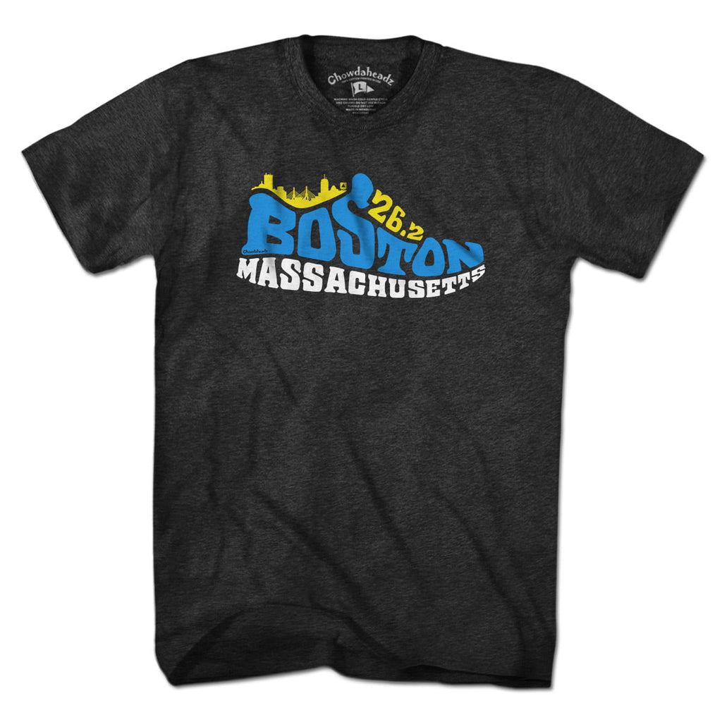 Boston Mass 26.2 Sneaker T-Shirt