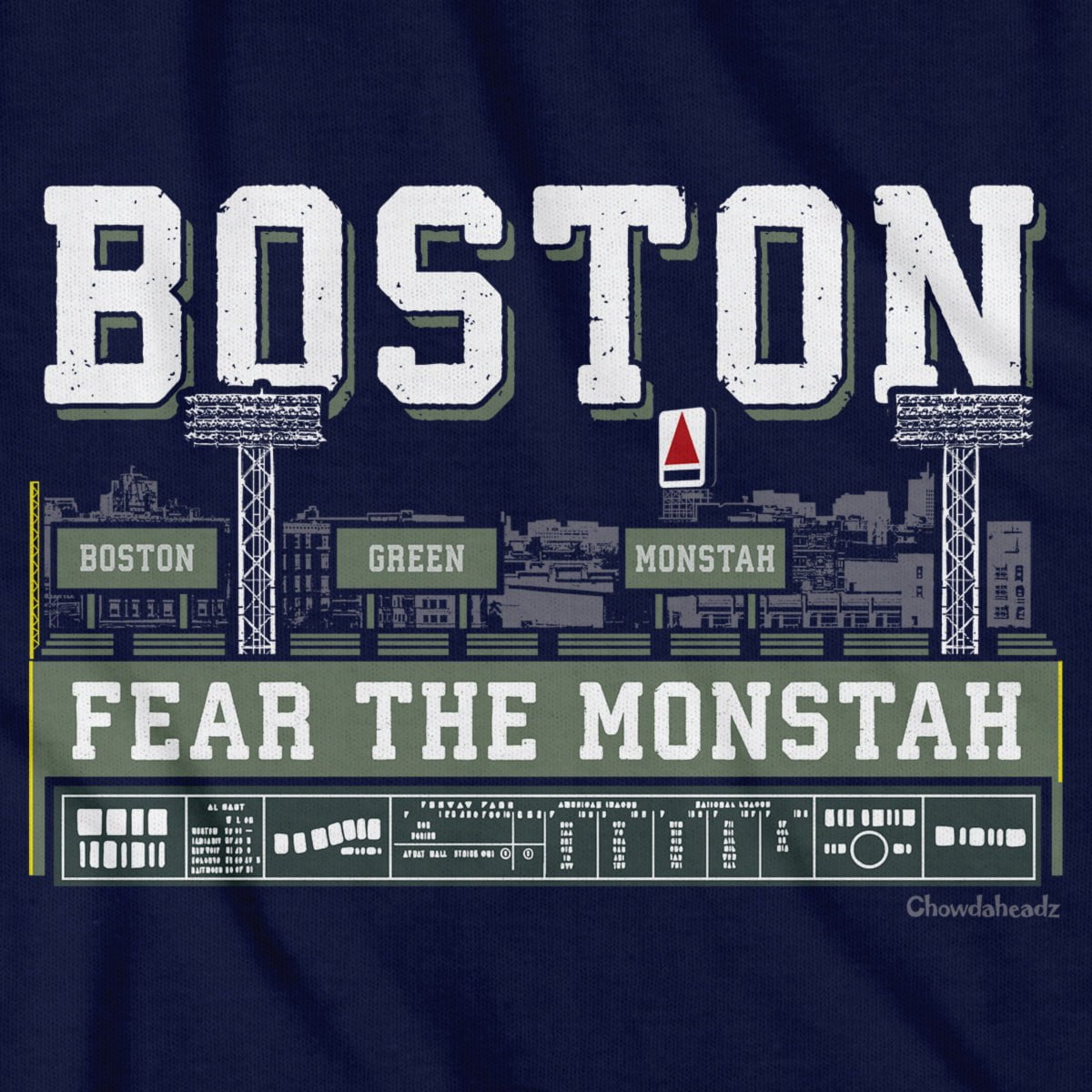 Boston Green Monstah Skyline T-Shirt product image 2