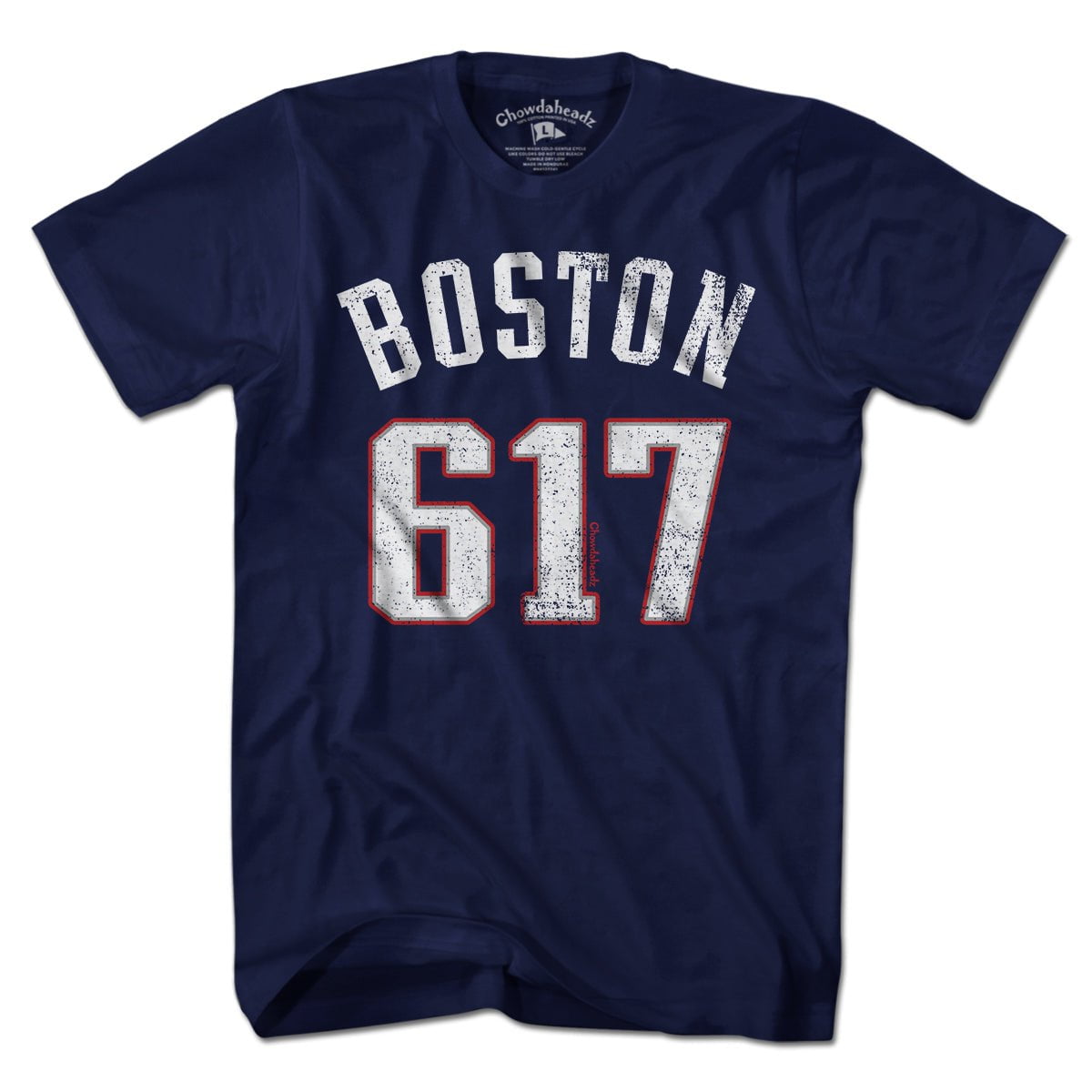Boston 617 Football T-Shirt product image 1