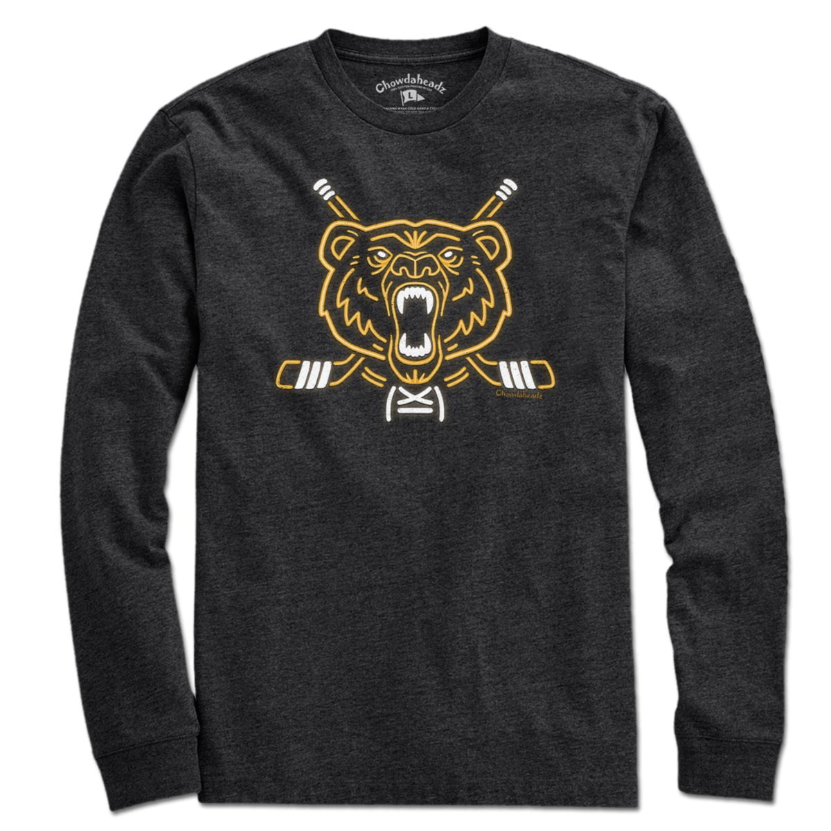 Neon Boston Hockey Bear T-Shirt product image 3