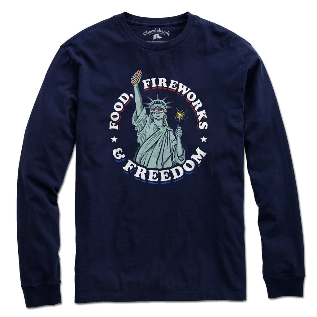 Food Fireworks & Freedom USA T-Shirt product image 3