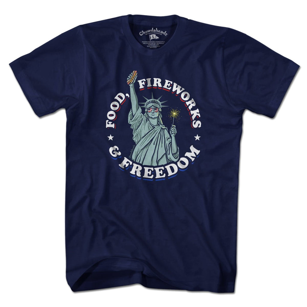 Food Fireworks & Freedom USA T-Shirt product image 1