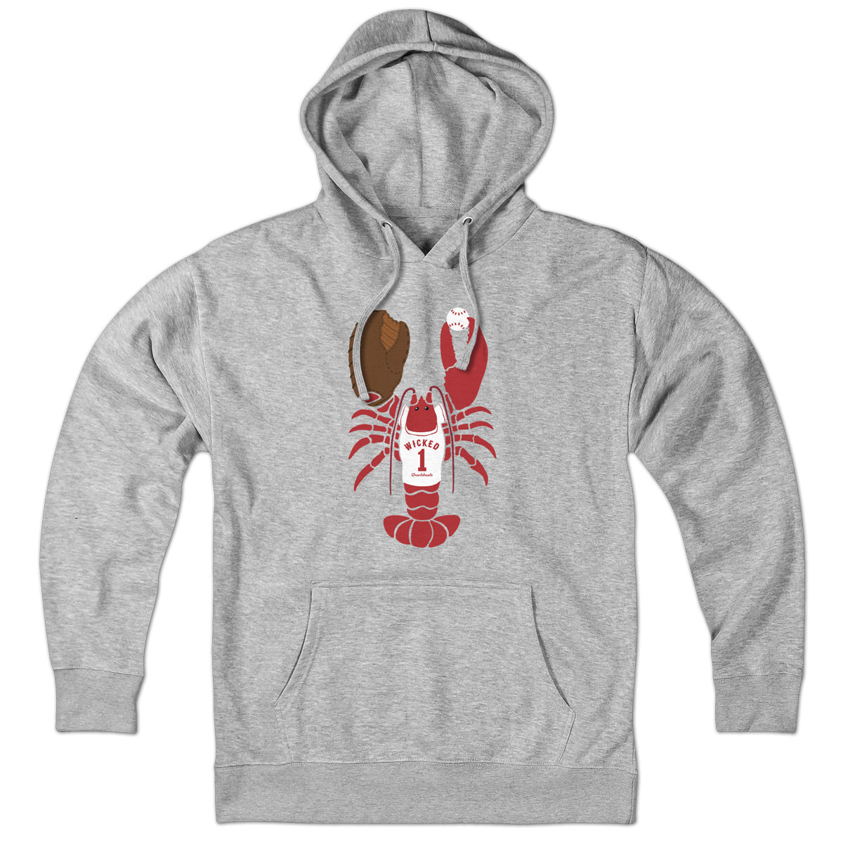 Wicked Lobstah Baseball Hoodie product image 1