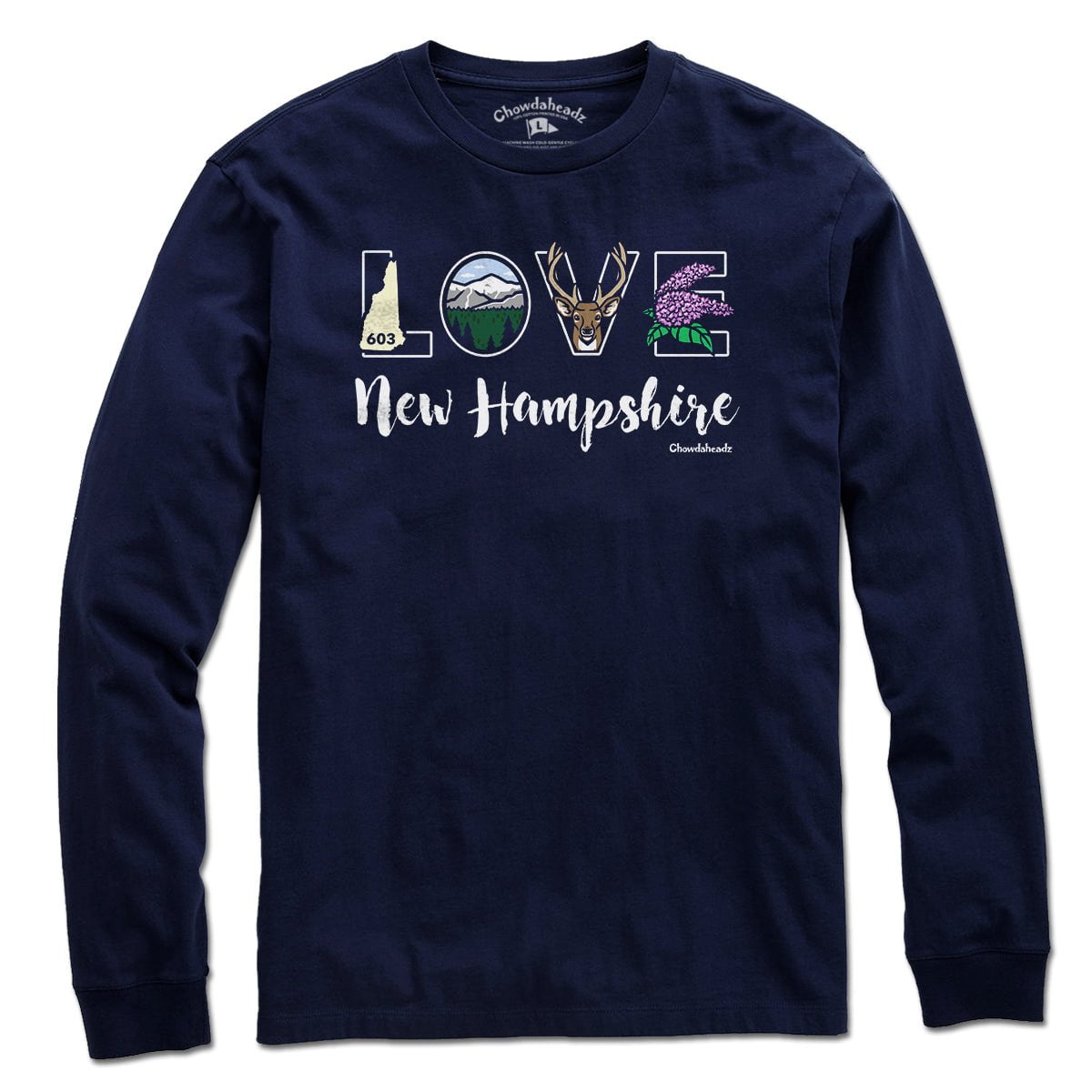 Lifestyle Love New Hampshire T-Shirt product image 3