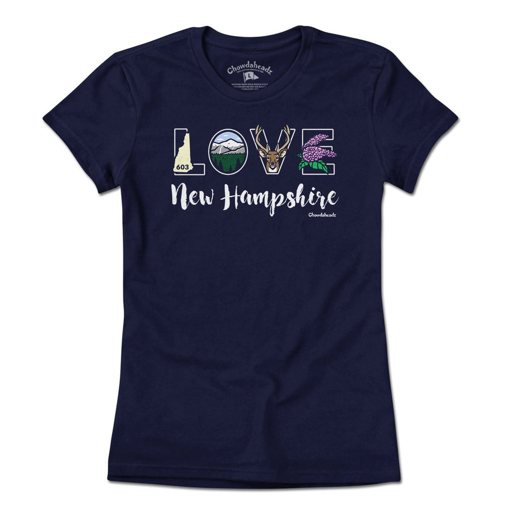 Lifestyle Love New Hampshire T-Shirt product image 4