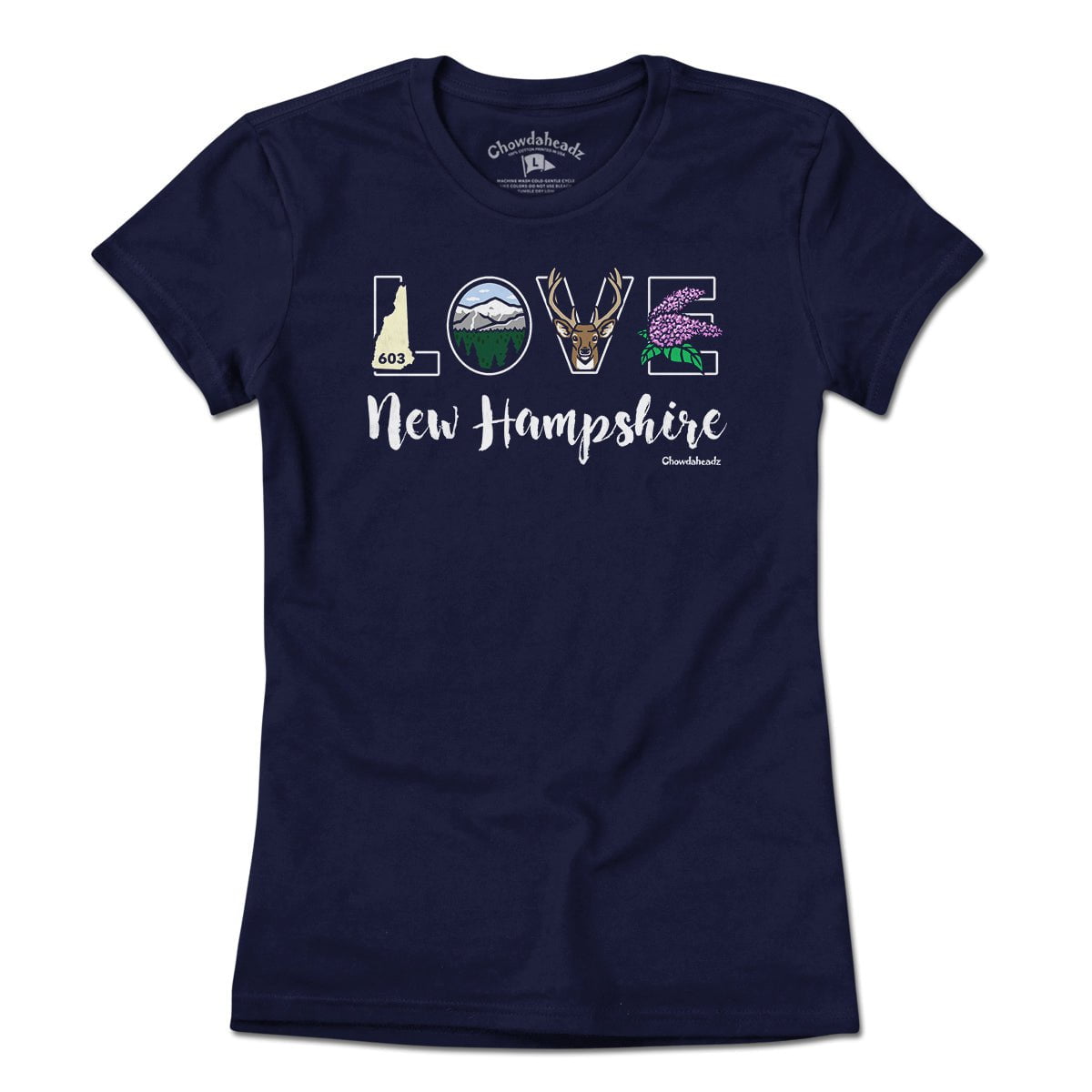 Lifestyle Love New Hampshire T-Shirt product image 4