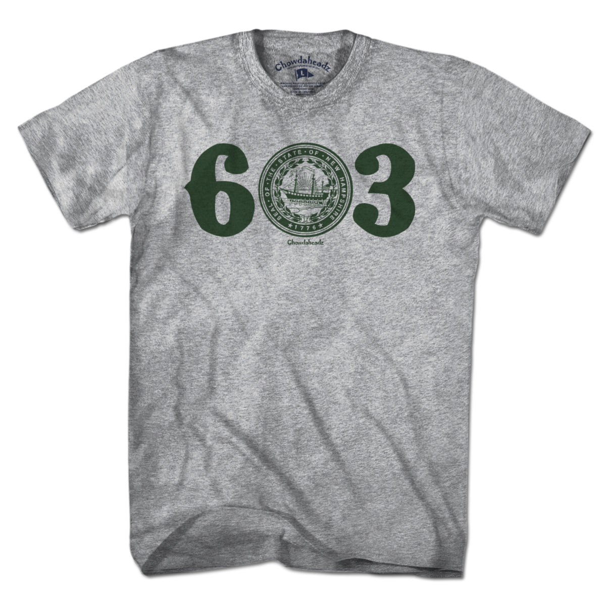 603 New Hampshire Seal T-Shirt product image 1