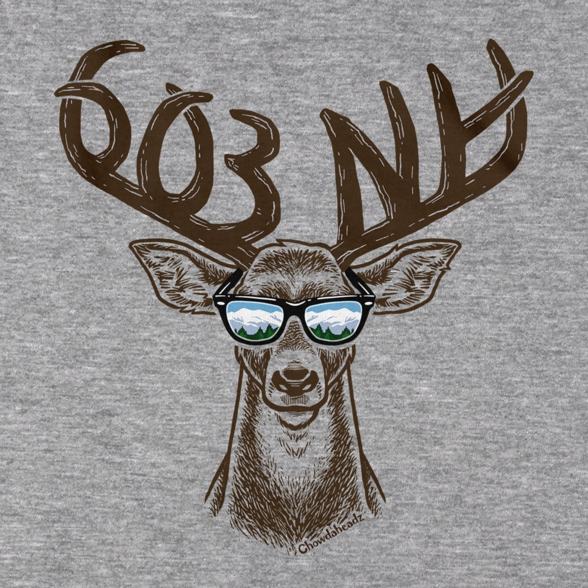 Cool New Hampshire Deer T-Shirt product image 2