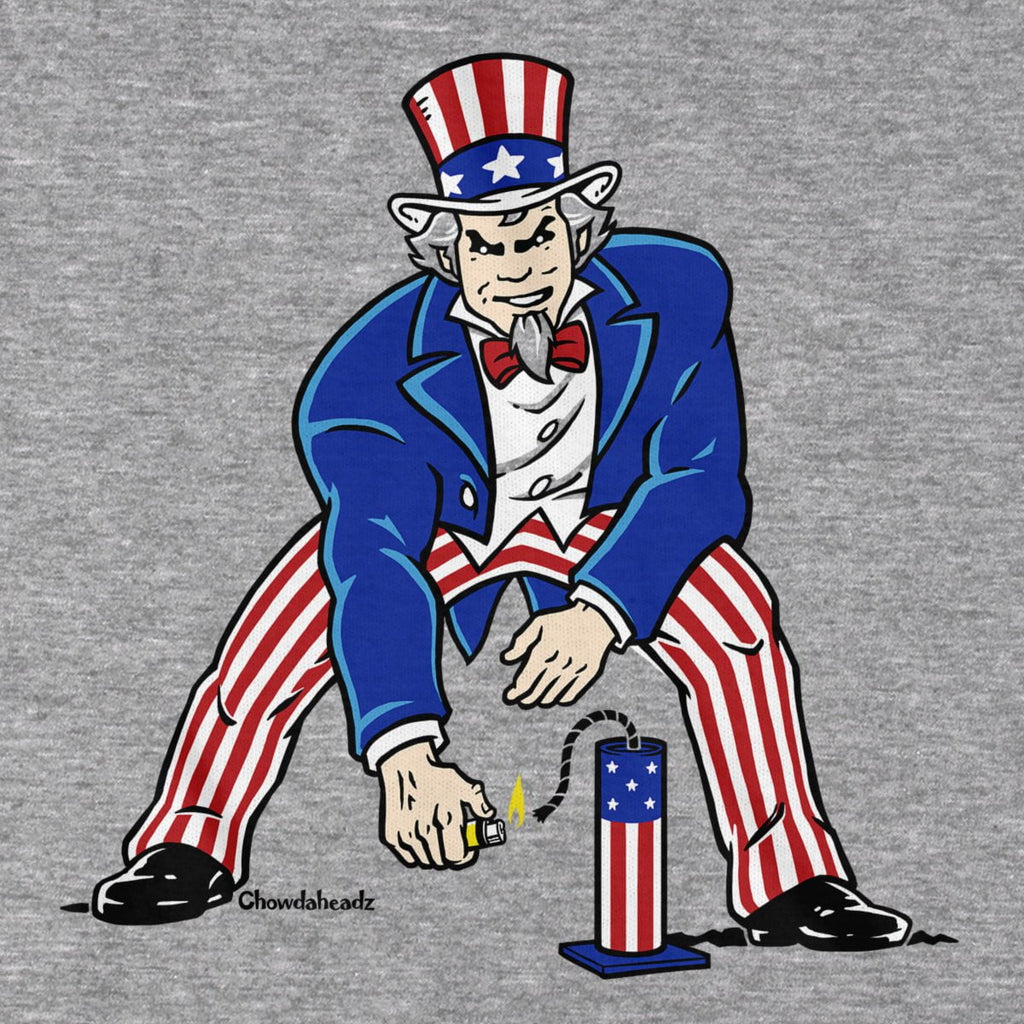 Three Point Stance Uncle Sam T-Shirt product image 2
