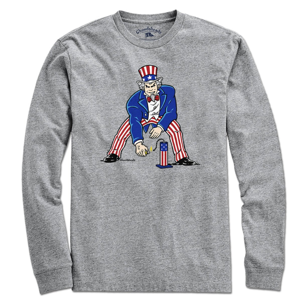 Three Point Stance Uncle Sam T-Shirt product image 3