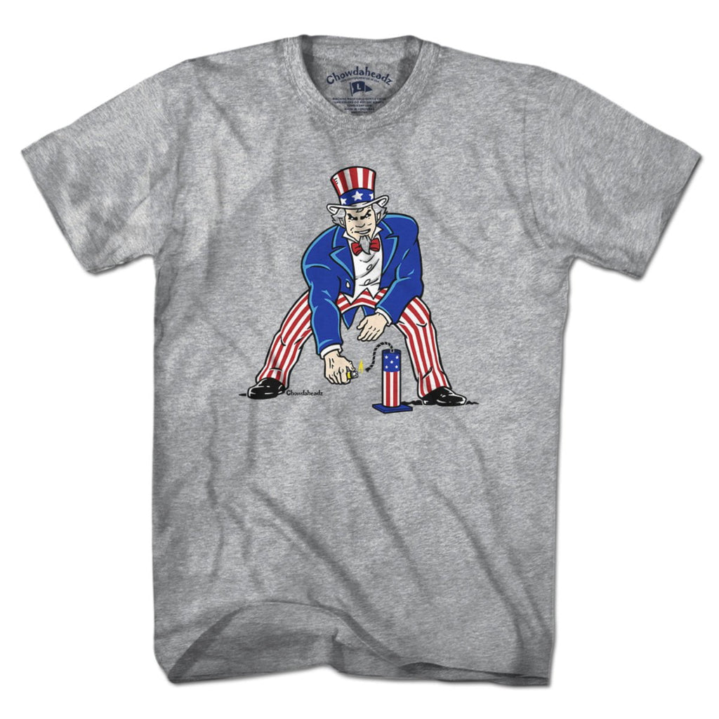 Three Point Stance Uncle Sam T-Shirt product image 1