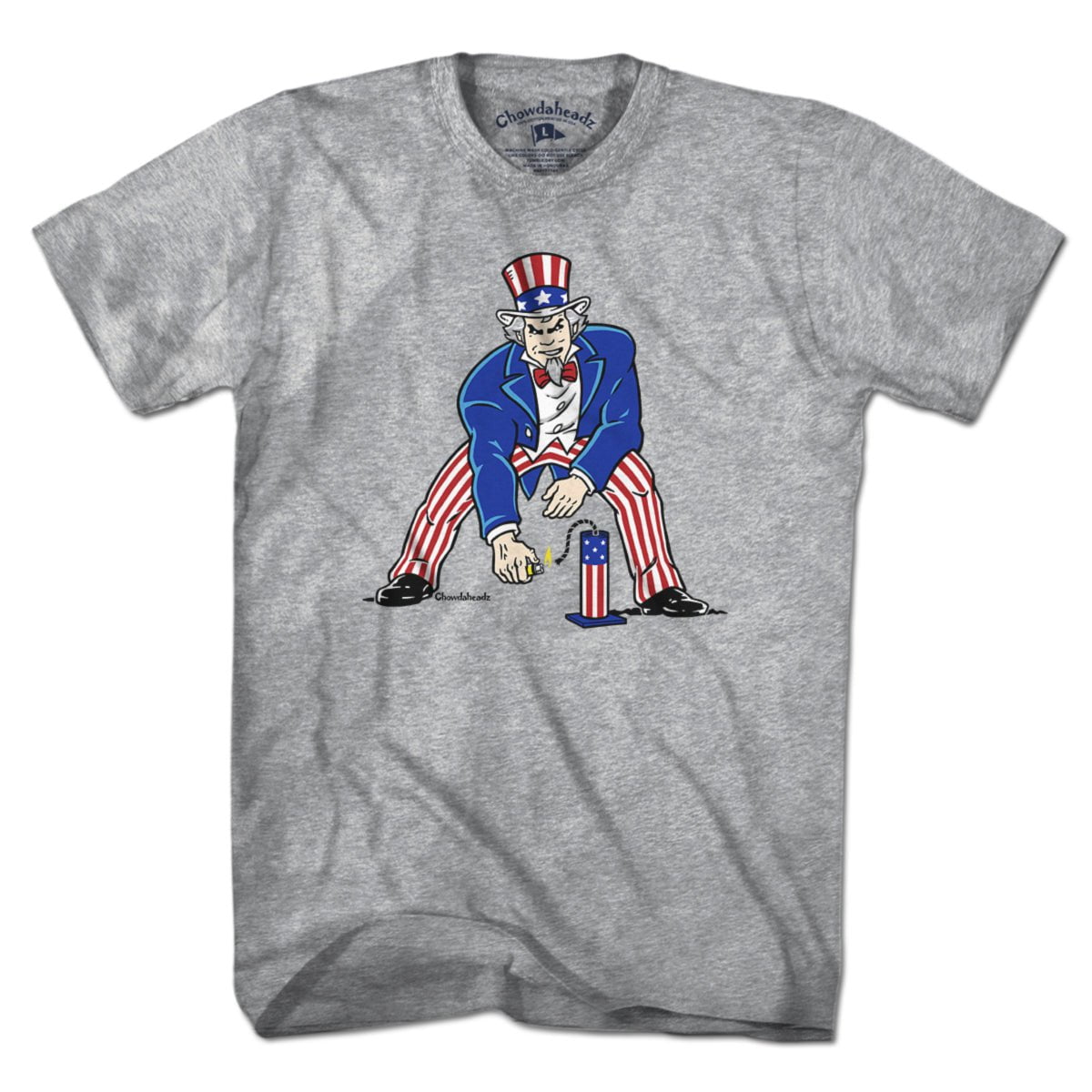 Three Point Stance Uncle Sam T-Shirt product image 1