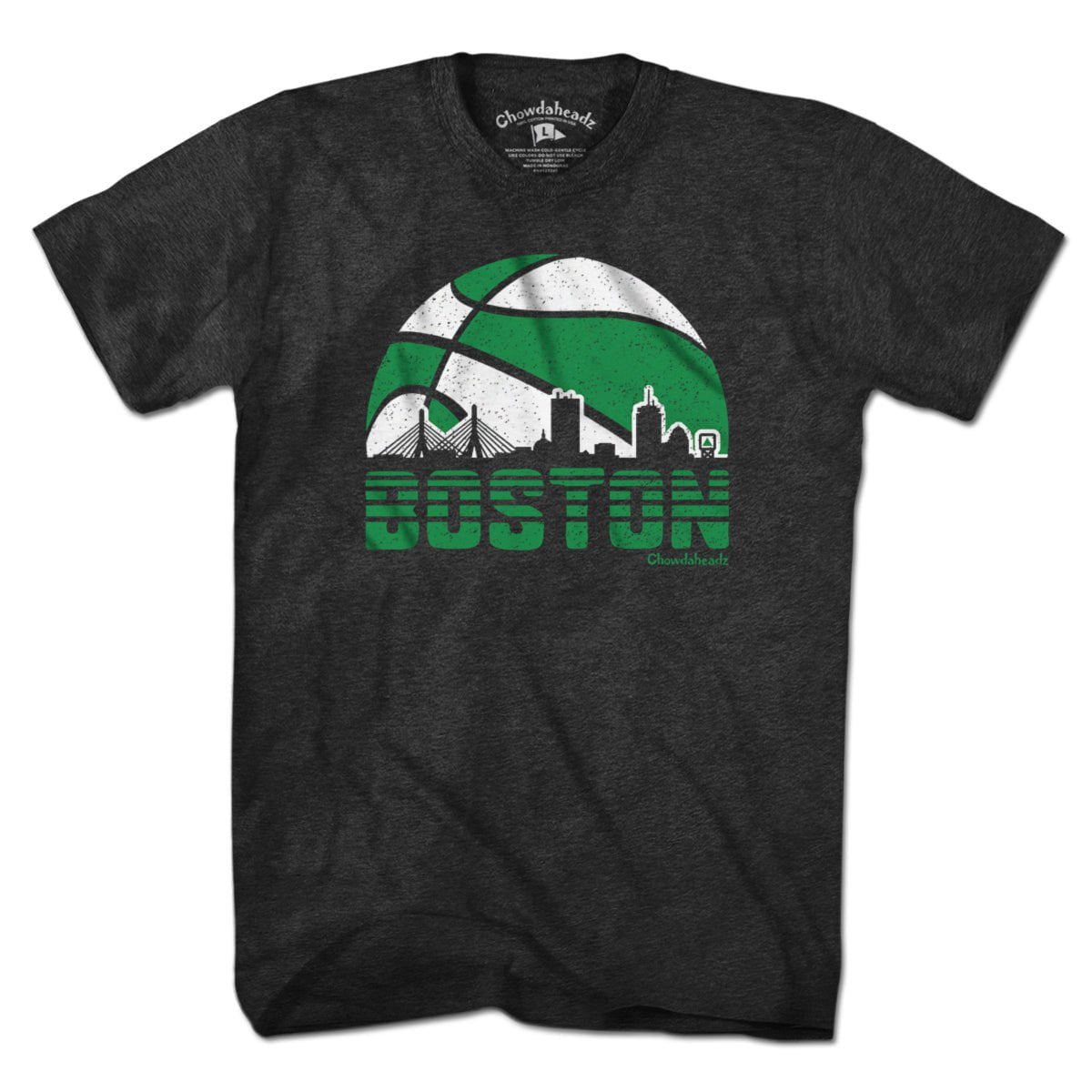 Boston Basketball Skyline T-Shirt product image 1