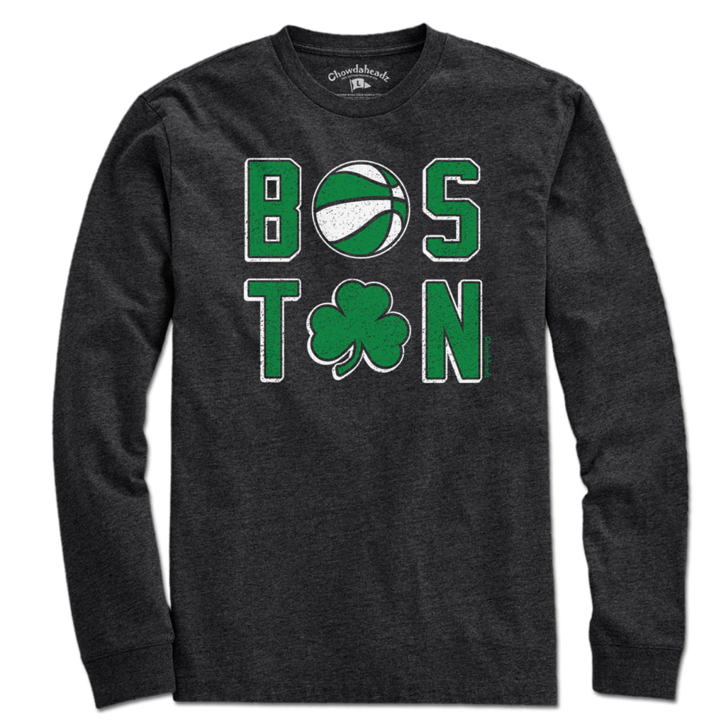 Boston Basketball Stacked T-Shirt product image 3