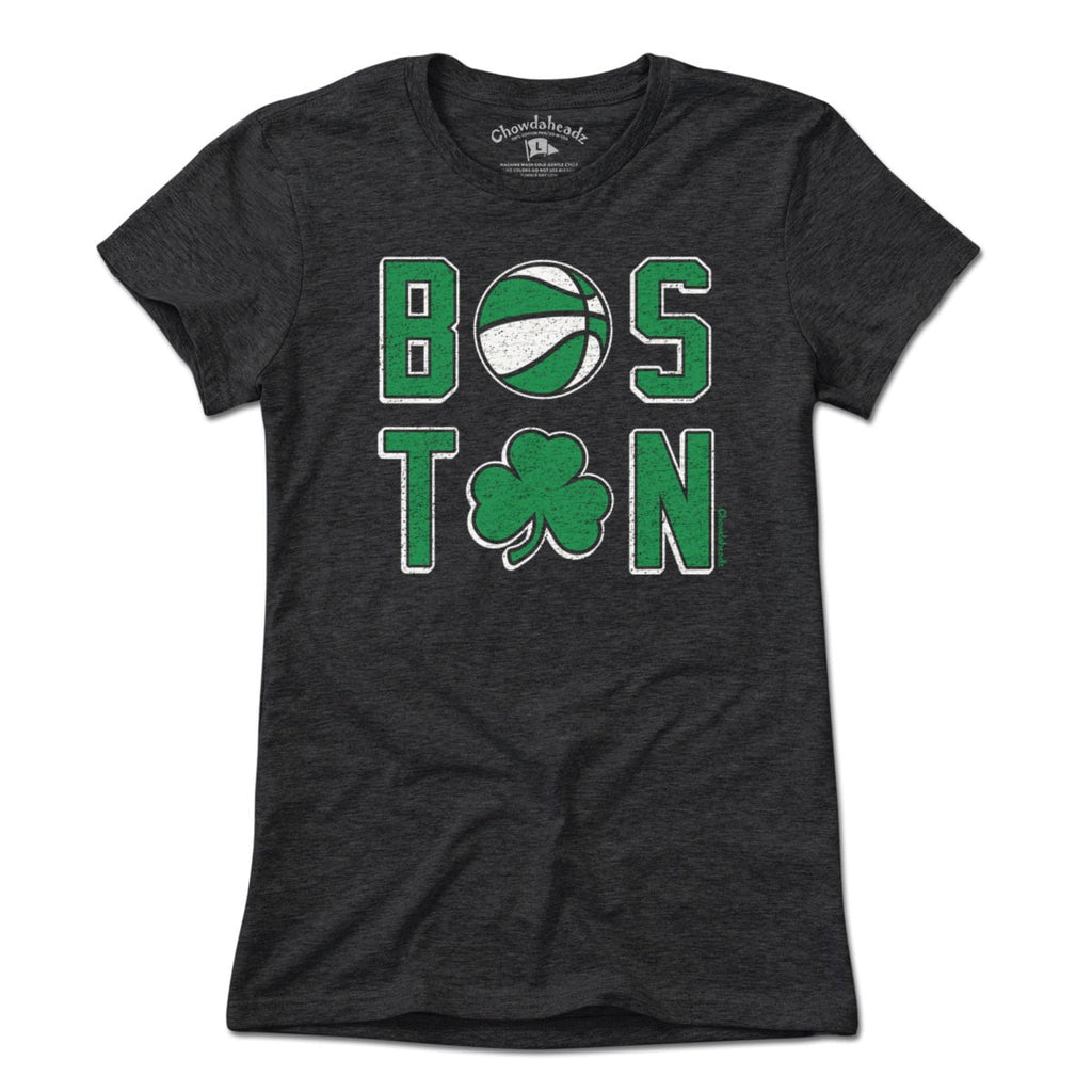Boston Basketball Stacked T-Shirt product image 4