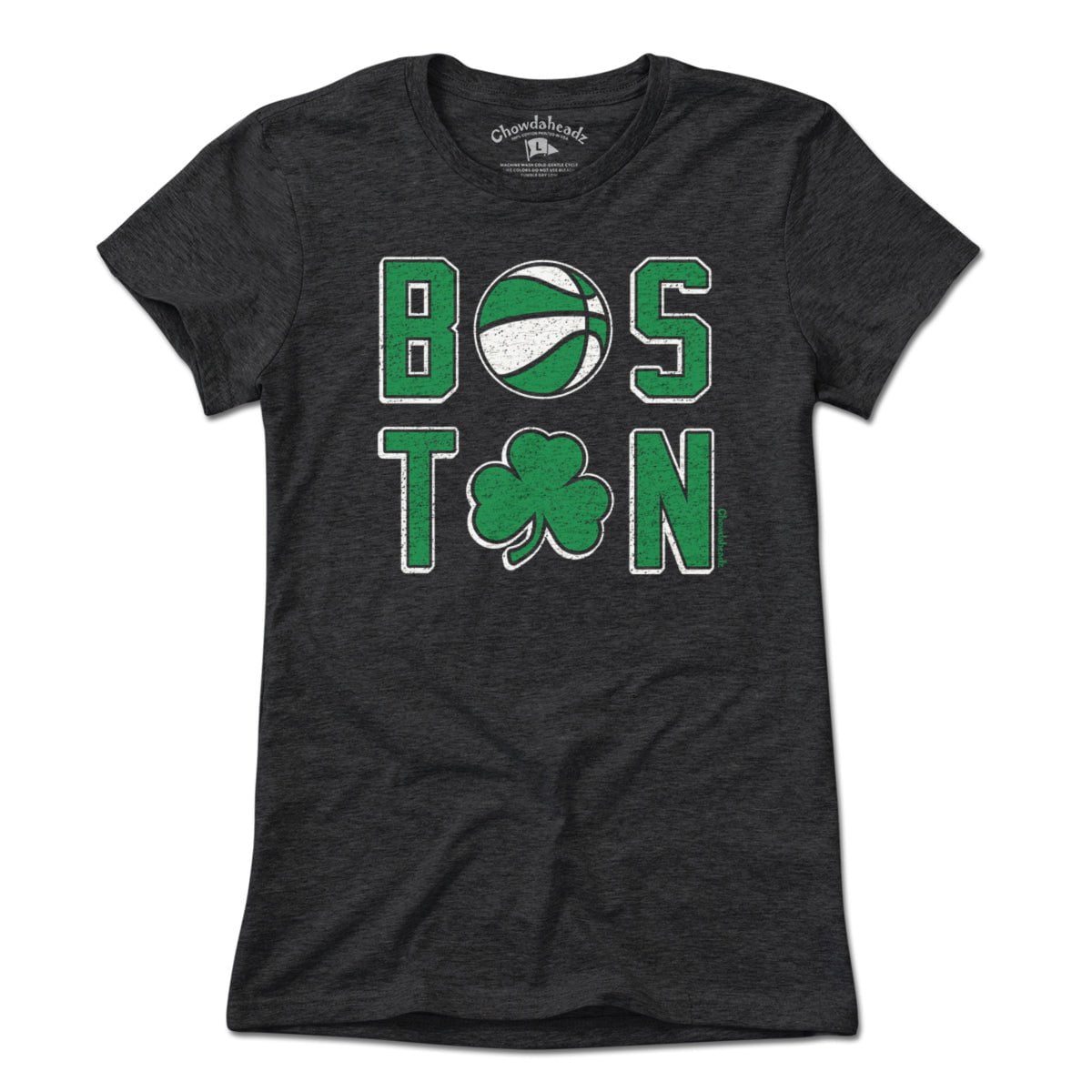Boston Basketball Stacked T-Shirt product image 4