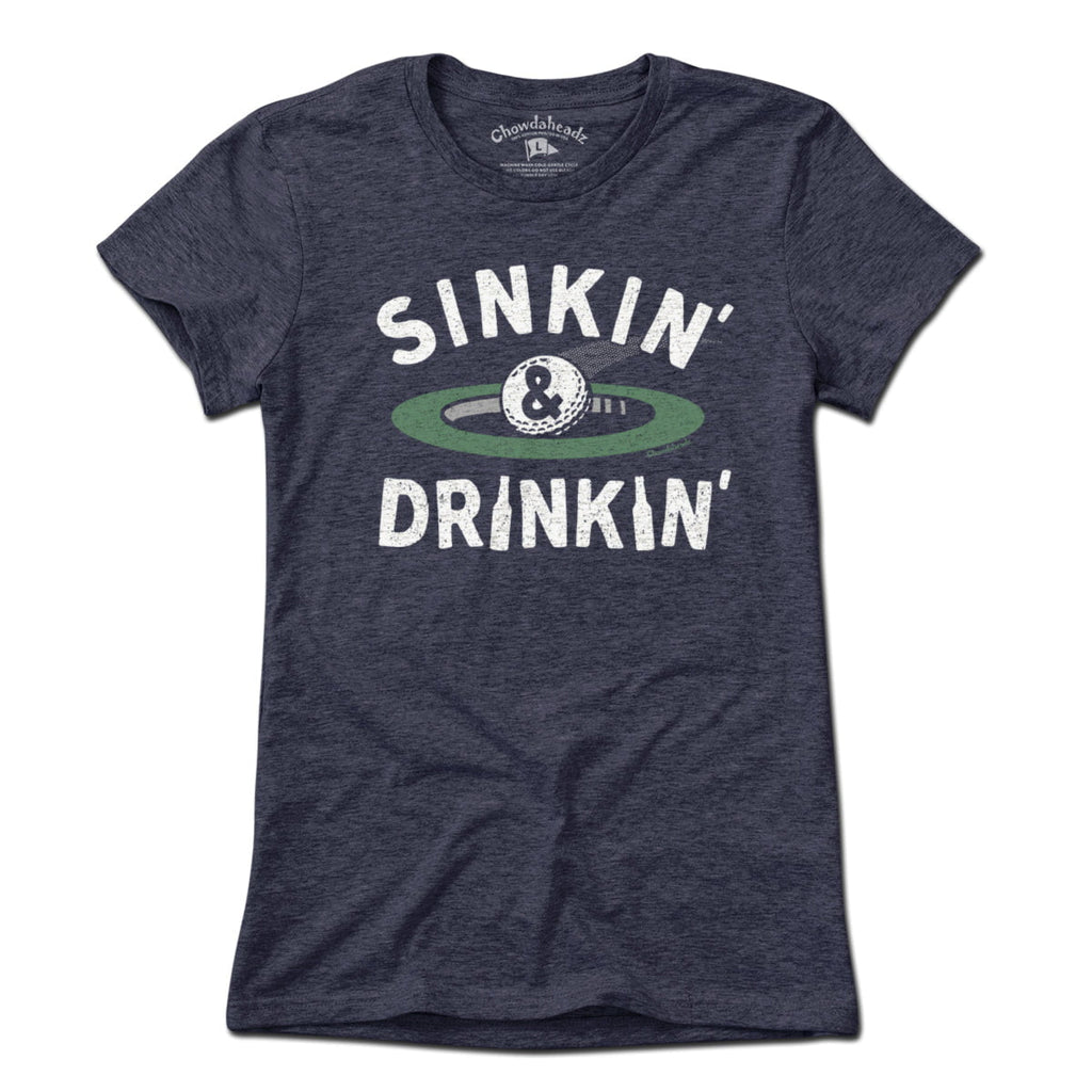 Sinkin' & Drinkin' Golf T-Shirt product image 7
