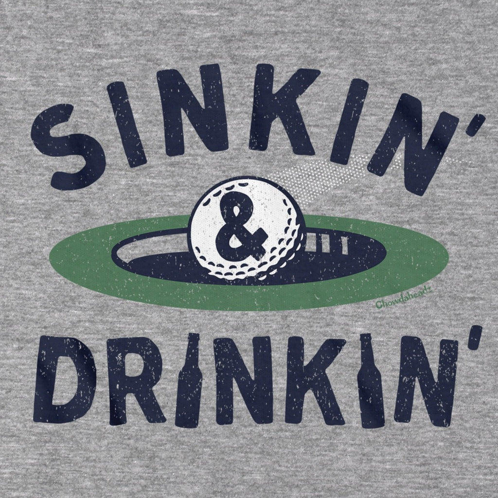 Sinkin' & Drinkin' Golf T-Shirt product image 2