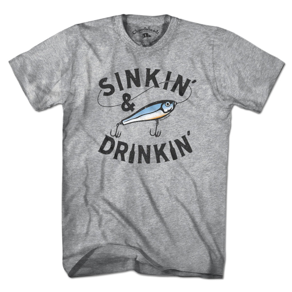 Sinkin' & Drinkin' Fishing T-Shirt product image 1