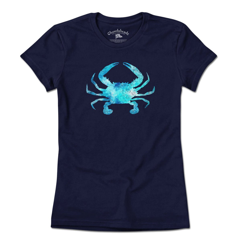 Blue Crab Watercolor T-Shirt product image 4