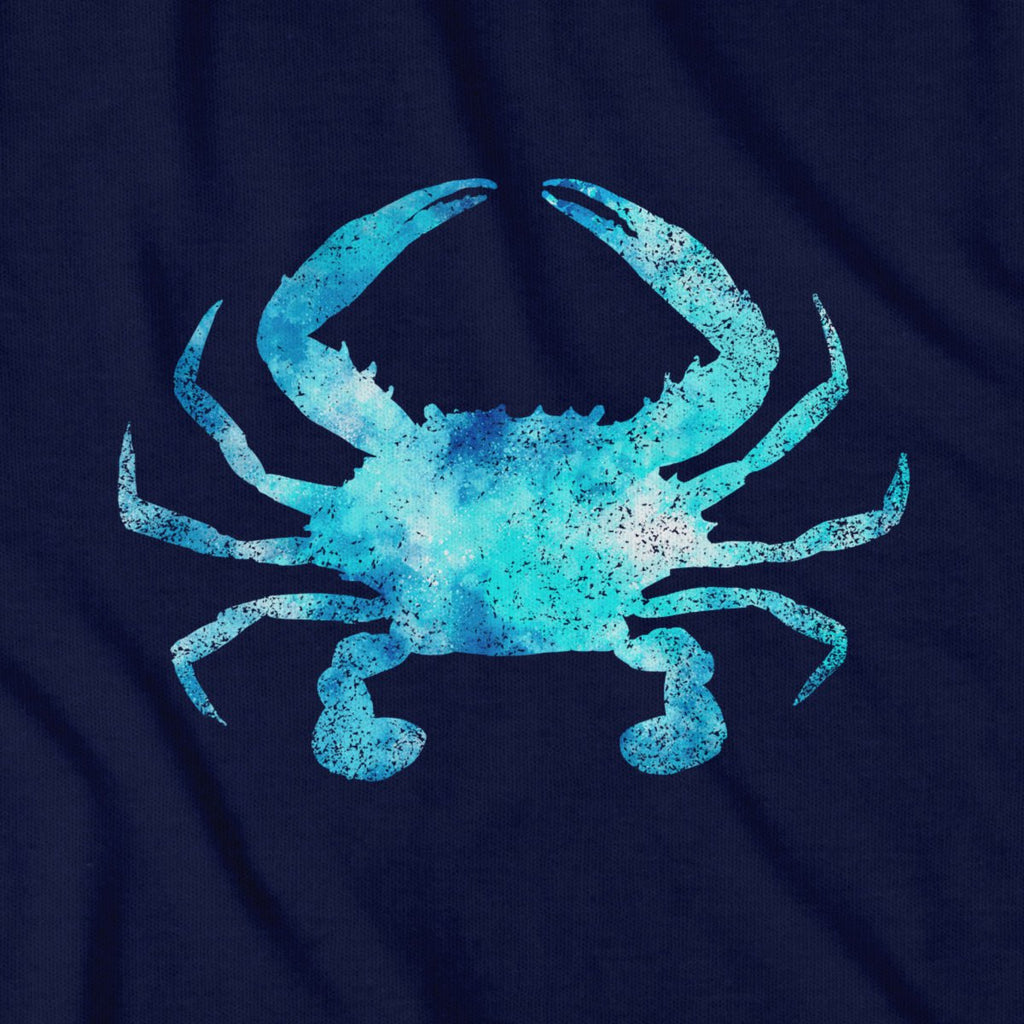 Blue Crab Watercolor T-Shirt product image 2