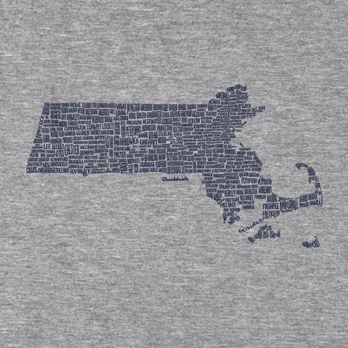 Massachusetts Cities & Towns T-Shirt product image 7