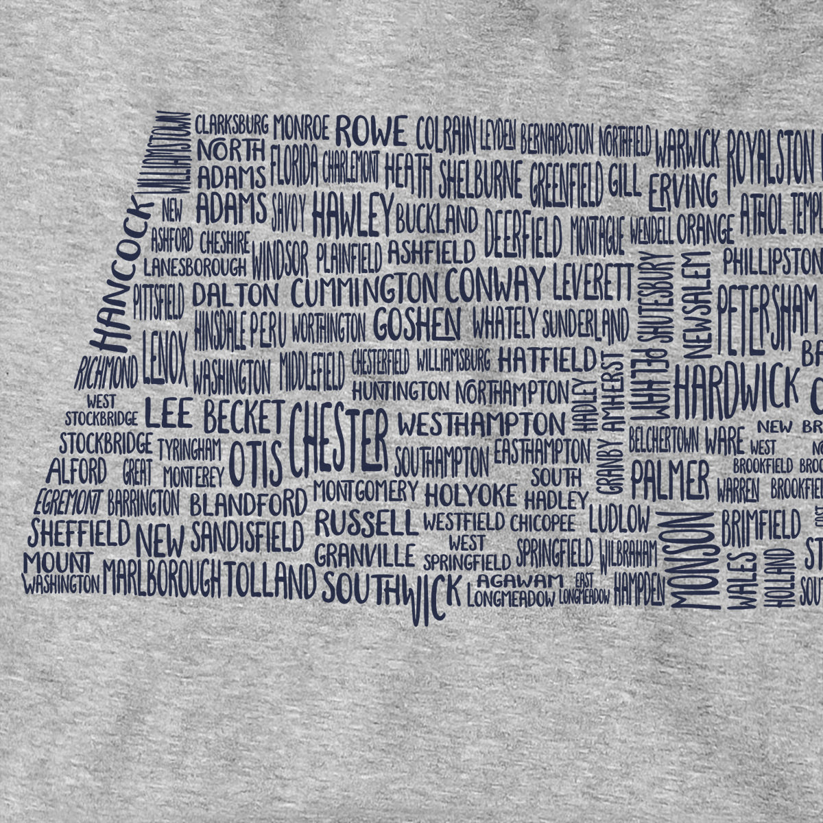 Massachusetts Cities & Towns Hoodie product image 9