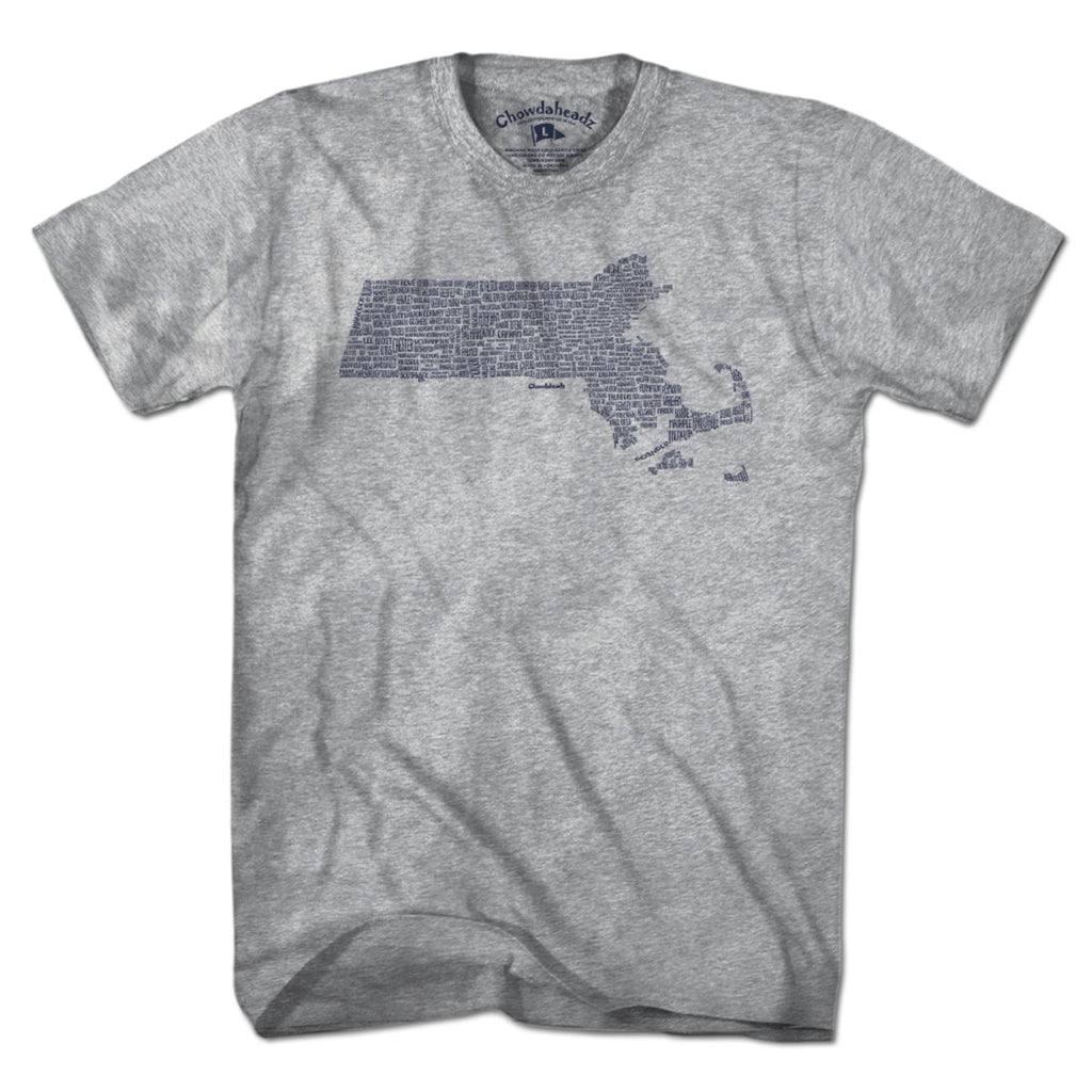 Massachusetts Cities & Towns T-Shirt product image 6