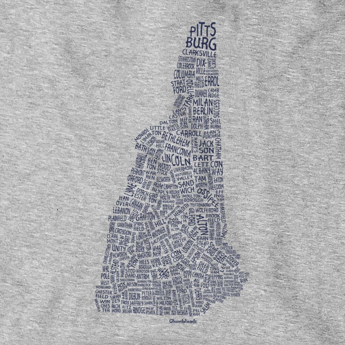 New Hampshire Cities & Towns Hoodie product image 4
