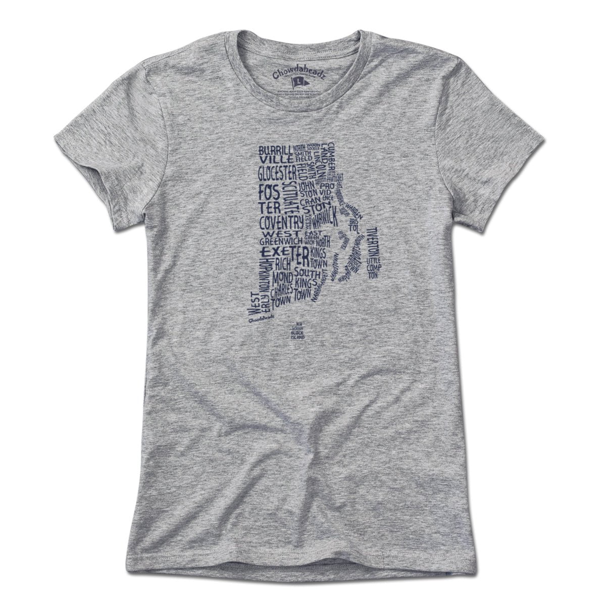 Rhode Island Cities & Towns T-Shirt product image 8