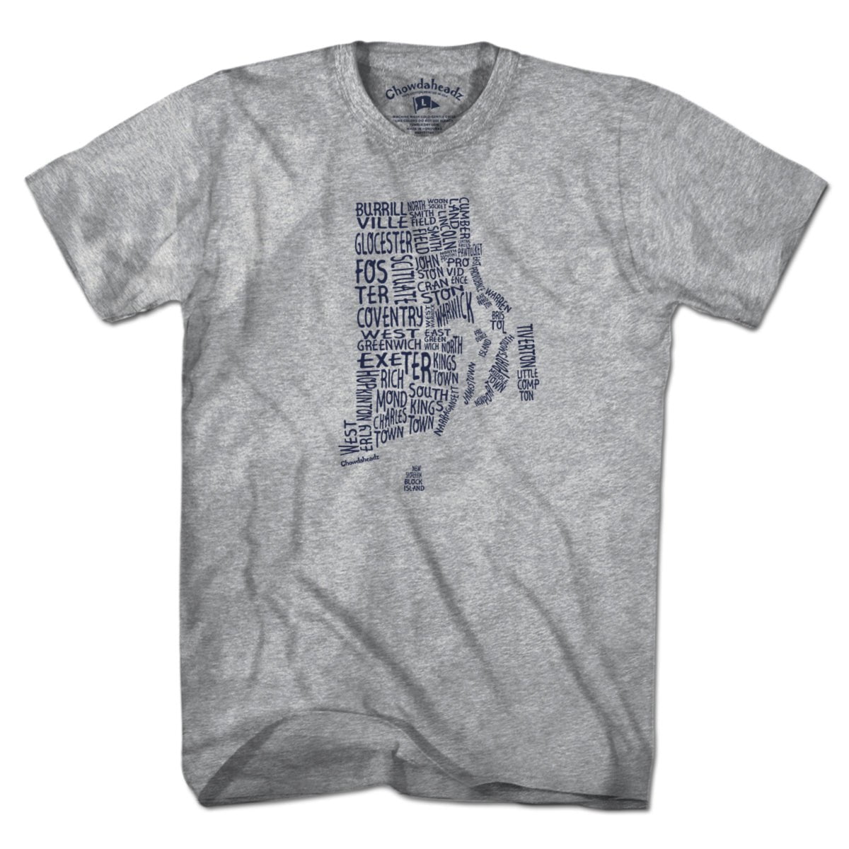 Rhode Island Cities & Towns T-Shirt product image 5