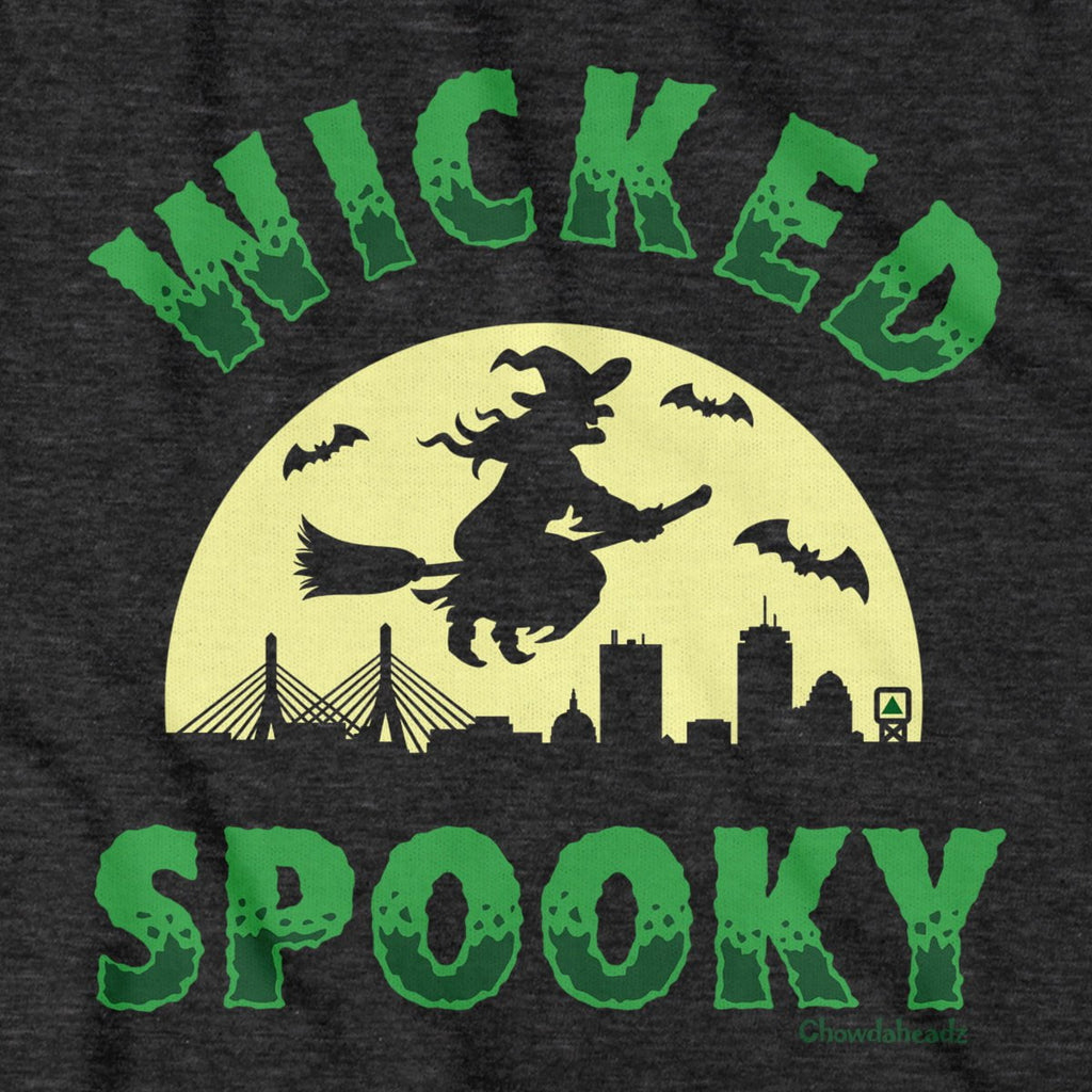 Wicked Spooky Witch Skyline T-Shirt product image 2