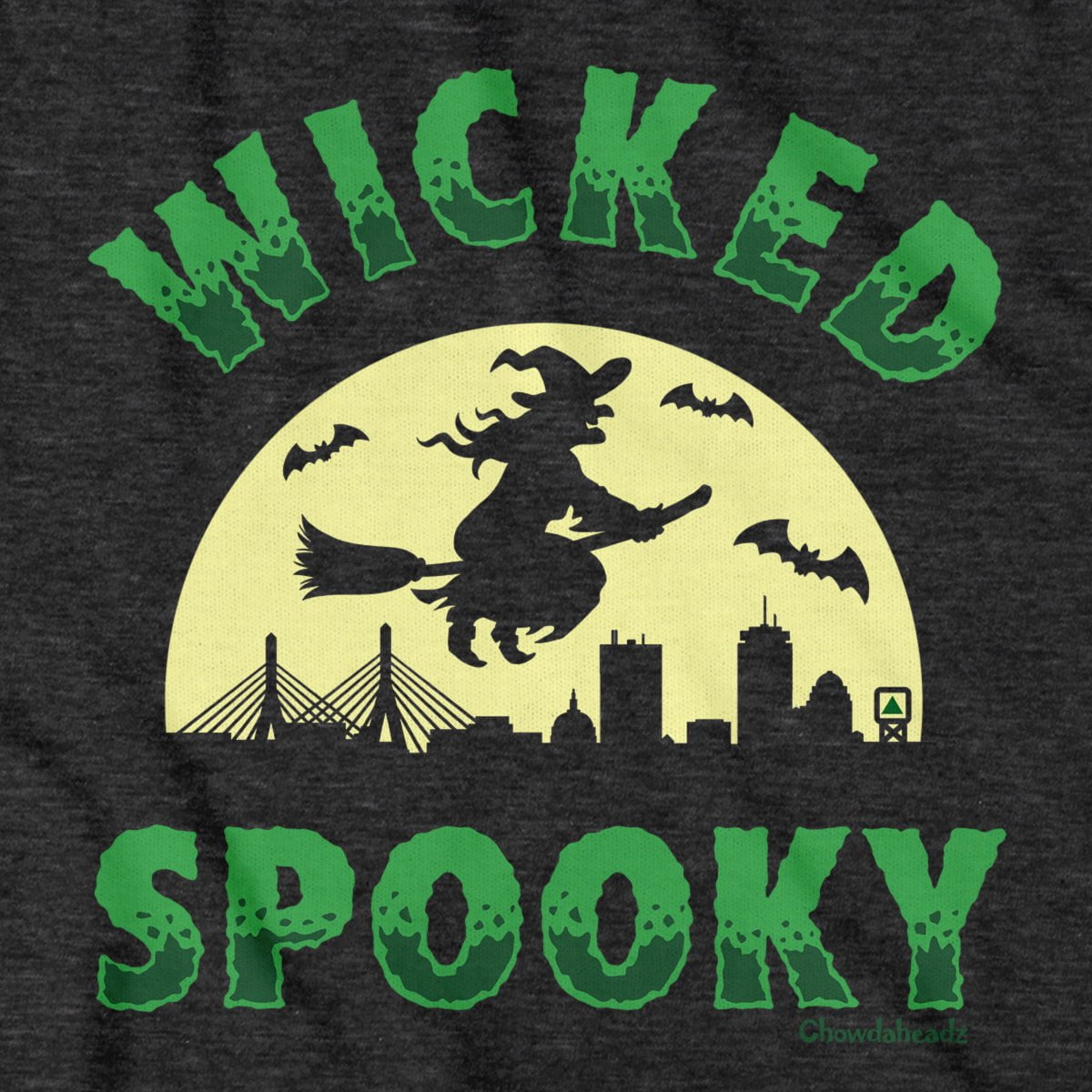 Wicked Spooky Witch Skyline T-Shirt product image 2