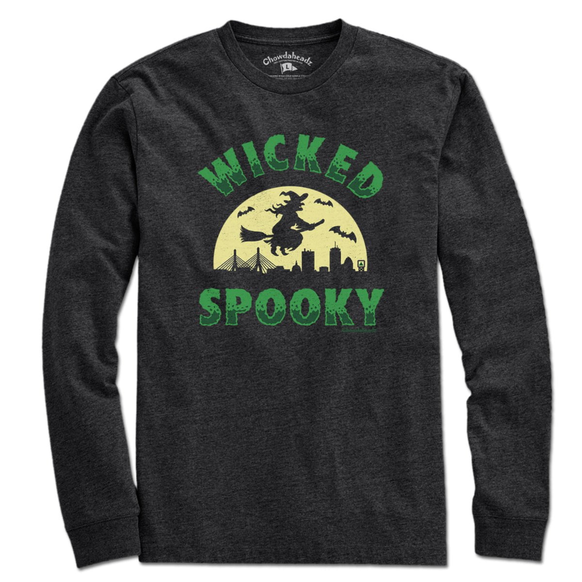 Wicked Spooky Witch Skyline T-Shirt product image 3
