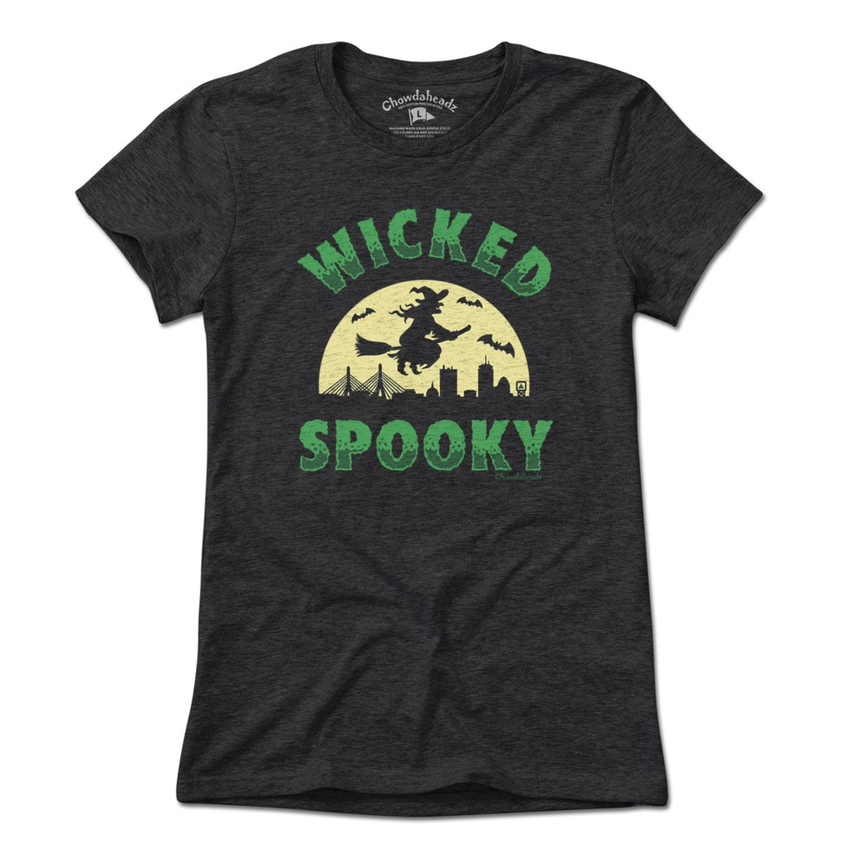 Wicked Spooky Witch Skyline T-Shirt product image 4